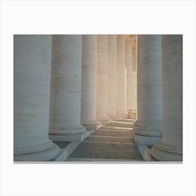 Columns in Vatican City Canvas Print