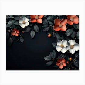 Magnolia Flower Canvas Print