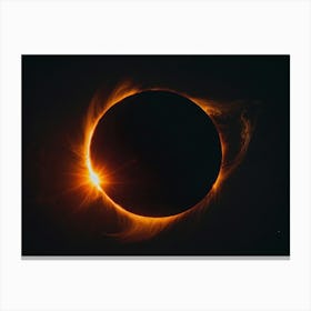 Solar Eclipse 3 Canvas Print