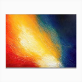 Candle Flame Canvas Print