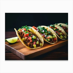 Mexican Tacos 1 Canvas Print