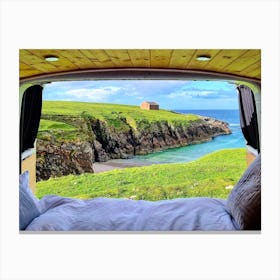 Van Life, Outer Hebrides, Scotland Canvas Print