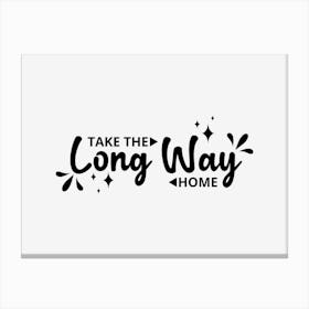 Long Way Canvas Print