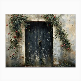 Pretty Garden Doors 9 Canvas Print