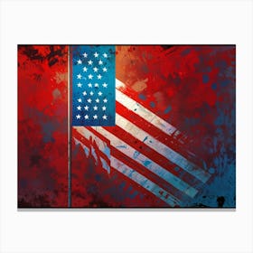 Flag Of The United States Canvas Print