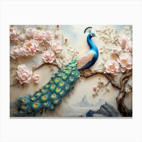 Peacock 41 Canvas Print