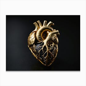 Heart Of Gold 2 Canvas Print