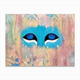 Lion Eyes Canvas Print