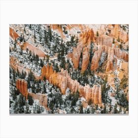 Utah Desert Snow Canvas Print