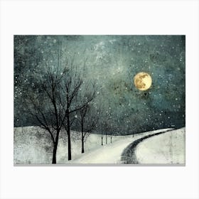 Winters Day In December # 1 Canvas Print