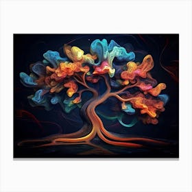 Tree Of Life Painting 1 Canvas Print