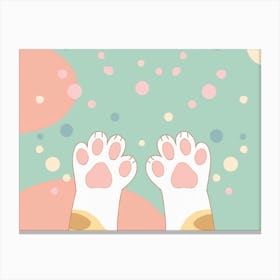 Cat Paw (13) Canvas Print