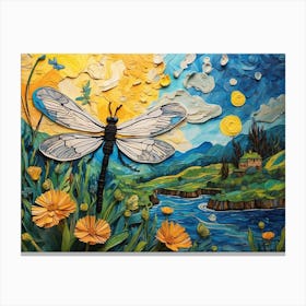 Dragonfly ala Vincent Canvas Print