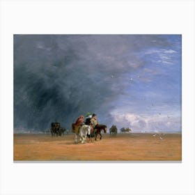 Crossing The Sands (1848), David Cox Canvas Print