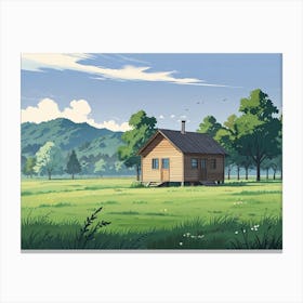 House In The Countryside 10 Canvas Print