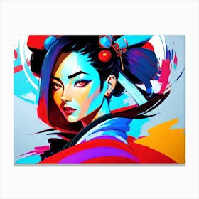 Asian Woman 11 Canvas Print