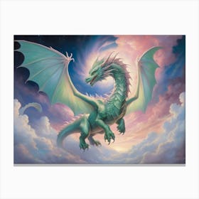 Dragon In The Sky 7 Canvas Print