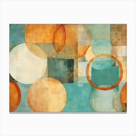 Abstract Circles 6 Canvas Print