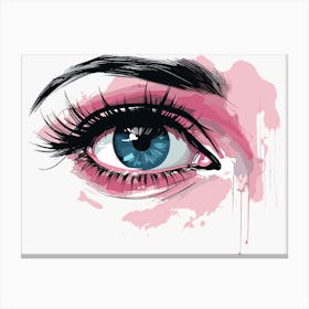 Pink Eye Canvas Print