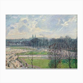 The Garden Of The Tuileries On A Winter Afternoon (1899), Camille Pissarro Canvas Print