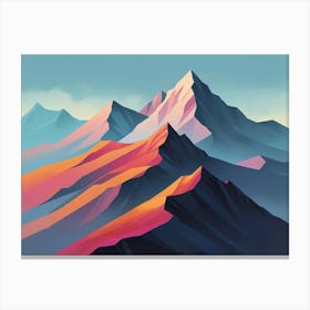 Mountain Range Canvas Print