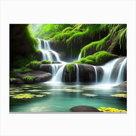Tropical Falls 5 Canvas Print