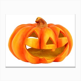 Smiling Jack O' Lantern Canvas Print