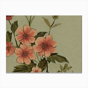 Pink Flowers Canvas Print