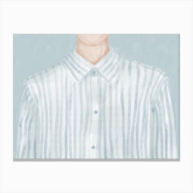 Striped Shirt Canvas Print