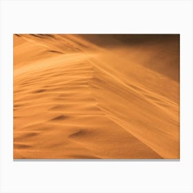 Sunset In The Sahara Desert Canvas Print