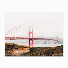 Golden Gate Bridge Scenery Canvas Print