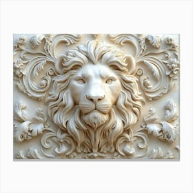 Lion Head Canvas Print