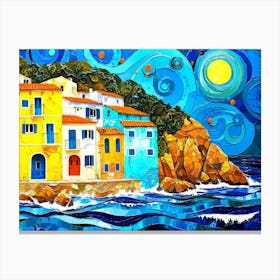 Seaside Villa - Rendezvous Canvas Print