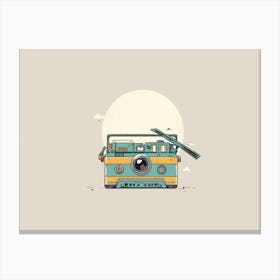 Retro Camera Canvas Print