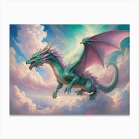 Dragon In The Sky 6 Canvas Print