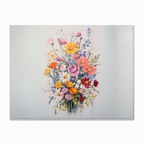 Bouquet Of Flowers 3 Canvas Print