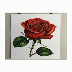 Red Rose 10 Canvas Print