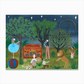 Travelling Circus Canvas Print