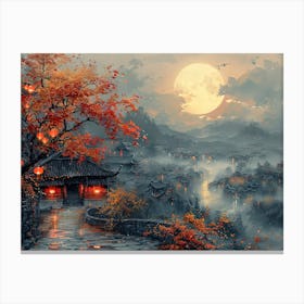 Chinese Lanterns Canvas Print