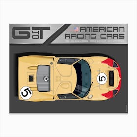 Ford Gt40 No. 5 Canvas Print