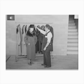 Untitled Photo, Possibly Related To Ladies Coats Manufactured At The Cooperative Garment Factory Canvas Print