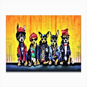 Chihuahua Homies Canvas Print