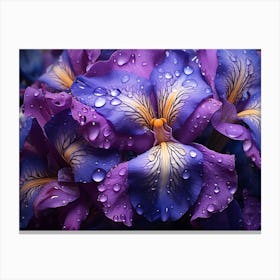 Purple Iris 3 Canvas Print
