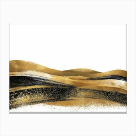 Gold And Black Canvas Print 40 Canvas Print