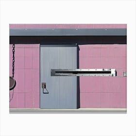 Pink Door Canvas Print