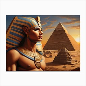 Egyptian Pharaoh Canvas Print