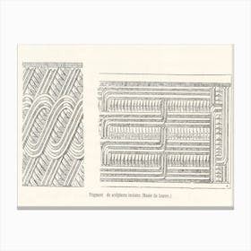 Incised Design, Albert Racine Canvas Print