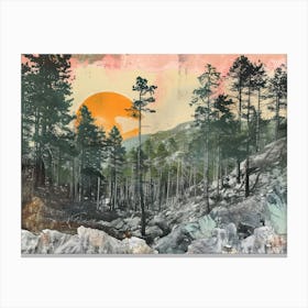 Forest Collage 7 Canvas Print