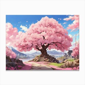 Cherry Blossom Tree 3 Canvas Print