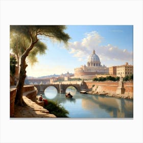 St Peter'S Bridge 1 Canvas Print